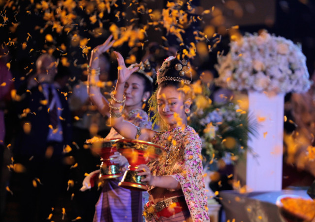 BANGKOK, THAILAND - APRIL 19:  Dancers perform during the Closing Event during day five of the SportAccord at Centara Grand & Bangkok Convention Centre on April 19, 2018 in Bangkok, Thailand.  (Photo by Lauren DeCicca/Getty Images)